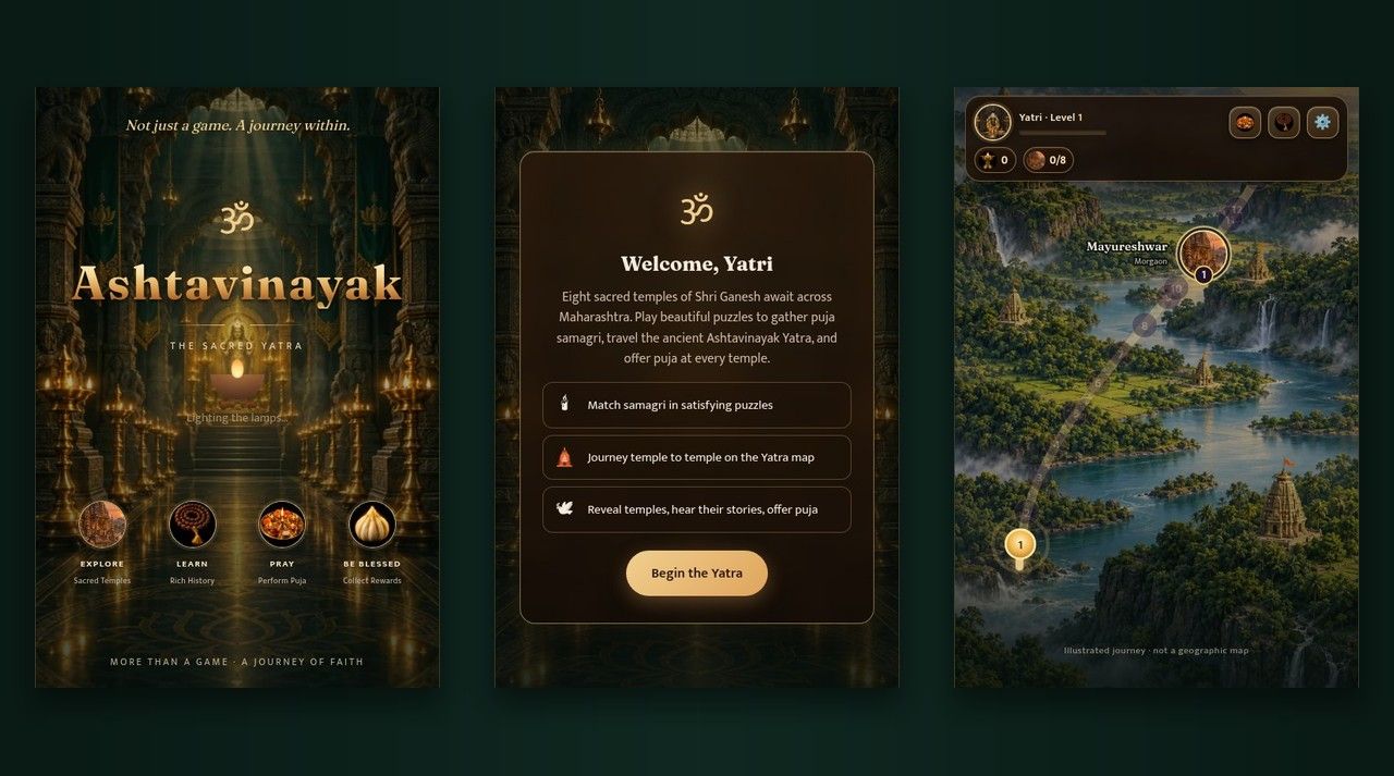 Ashtavinayak / Ganpati Sacred Journey public interface