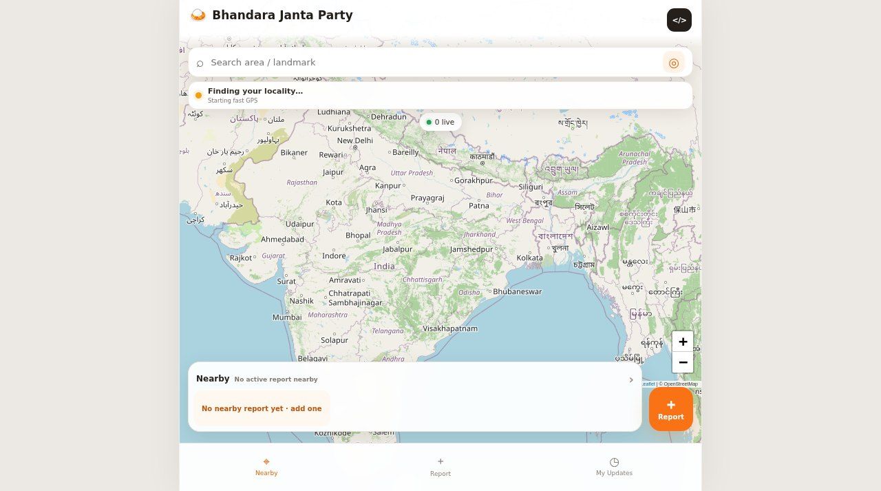 Bhandara Janta Party / Bhandara Map public interface